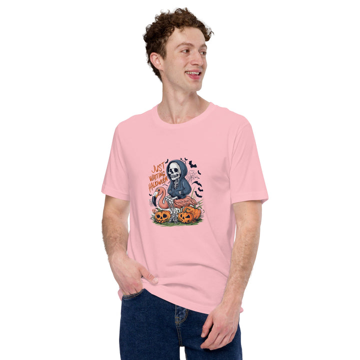 Just Waiting Halloween Unisex Premium T-shirt - ArtyKoala