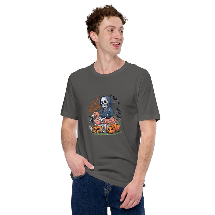 Just Waiting Halloween Unisex Premium T-shirt - ArtyKoala