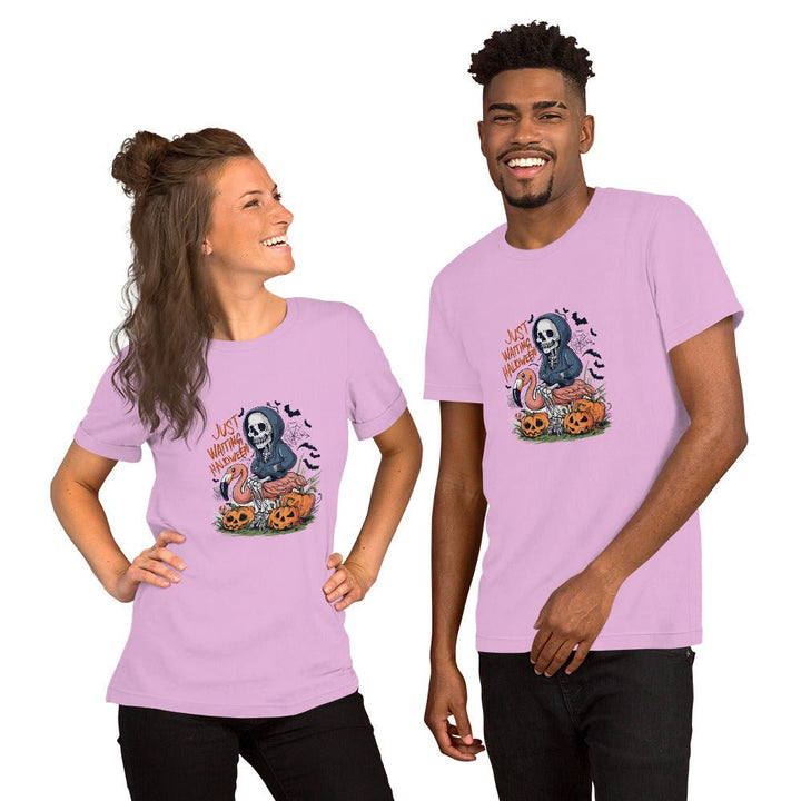 Just Waiting Halloween Unisex Premium T-shirt - ArtyKoala