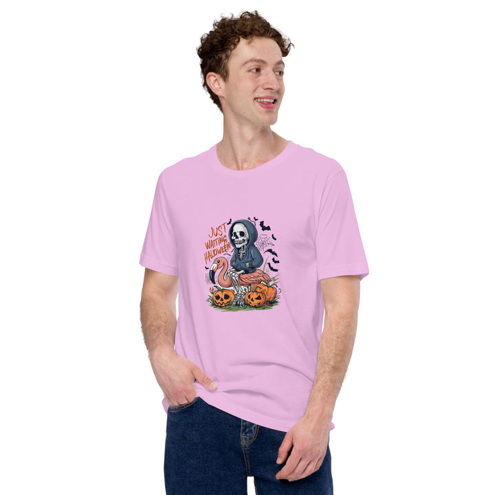 Just Waiting Halloween Unisex Premium T-shirt - ArtyKoala