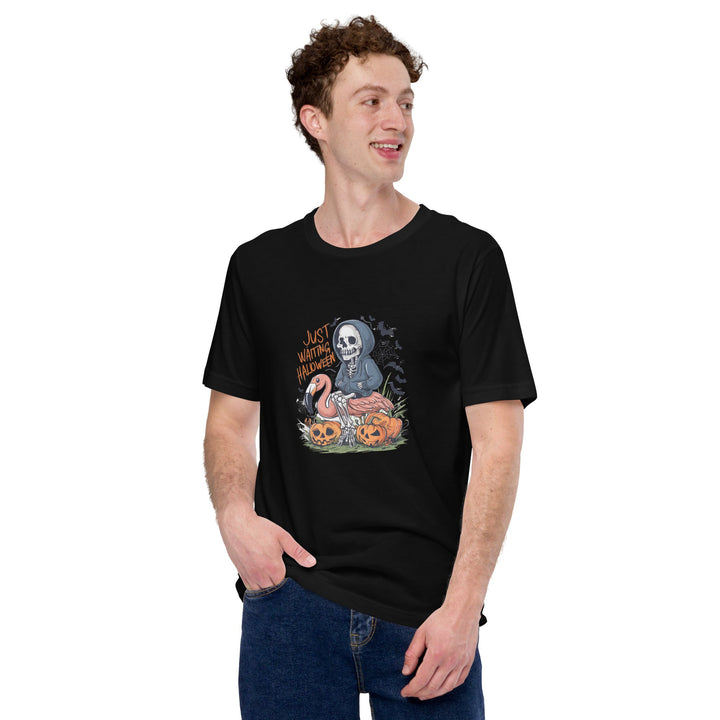 Just Waiting Halloween Unisex Premium T-shirt - ArtyKoala