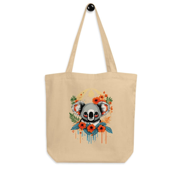 Koala Eco Custom Tote Bag - Oyster - ArtyKoala