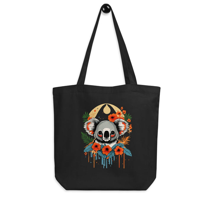 Koala Eco Tote Bag - Black - ArtyKoala