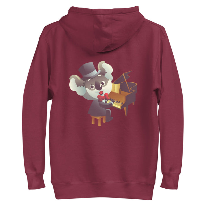 Koala Musicians Piano Man Premium Hoodie - ArtyKoala