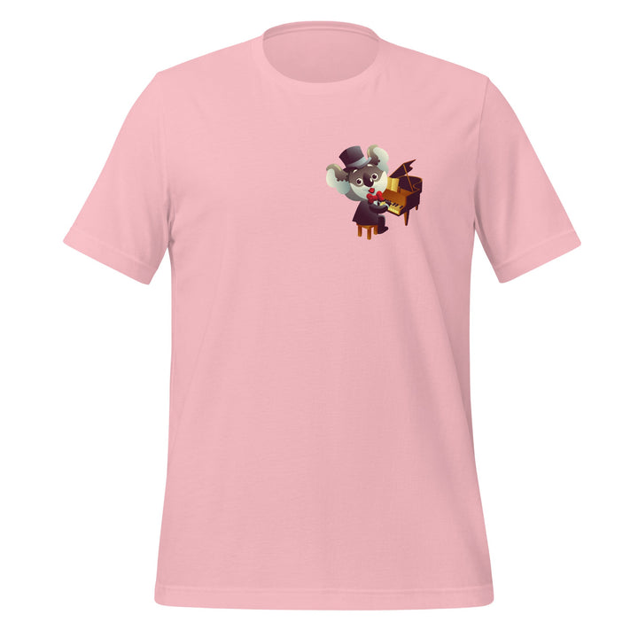 Koala Musicians Piano Woman Premium T-shirt - Pink / S - ArtyKoala