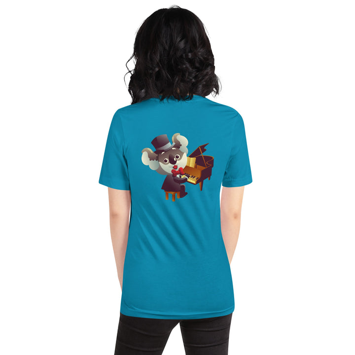 Koala Musicians Piano Woman Premium T-shirt - ArtyKoala