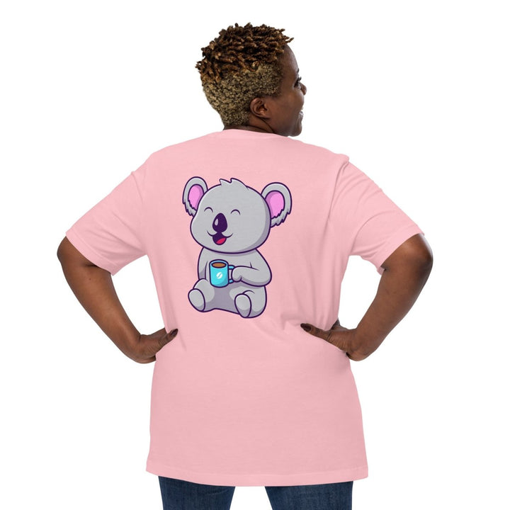 Koala Sleeping in a Cup Graphic Tee - Black - S - ArtyKoala