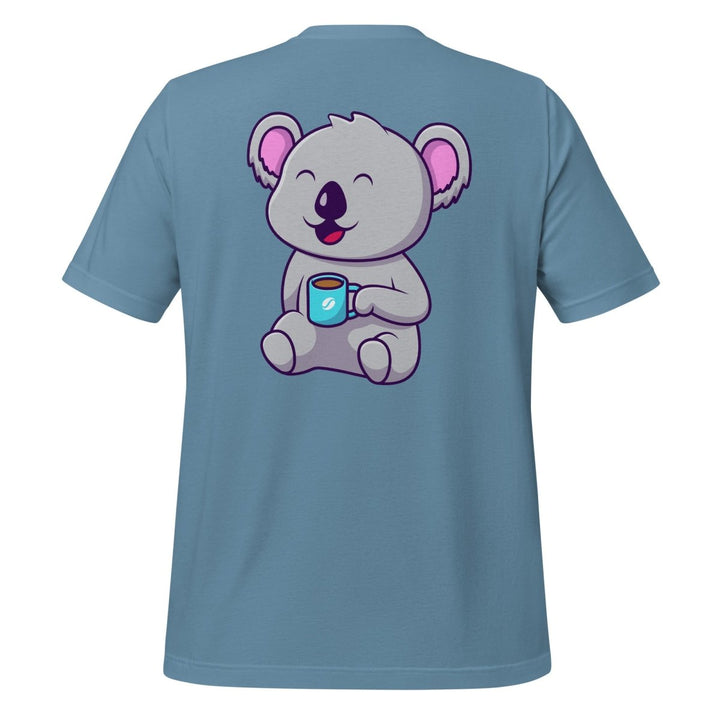 Koala Sleeping in a Cup Graphic Tee - Mauve - S - ArtyKoala