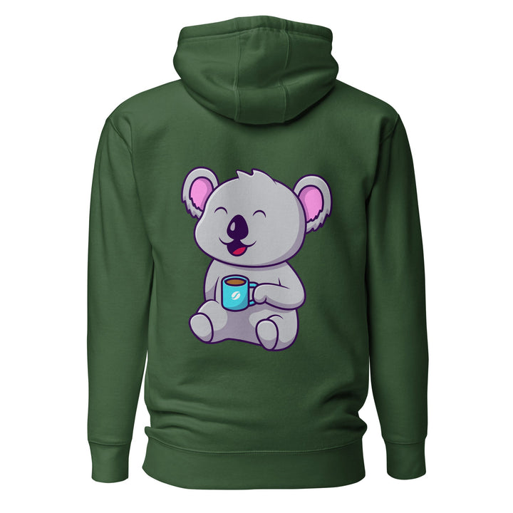 Koala Sleeping in a Cup Unisex Premium Hoodie - ArtyKoala