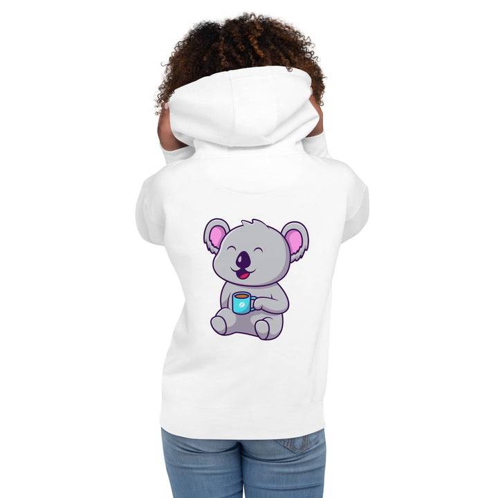 Koala Sleeping in a Cup Unisex Premium Hoodie - ArtyKoala