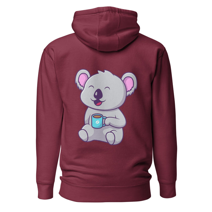 Koala Sleeping in a Cup Unisex Premium Hoodie - ArtyKoala