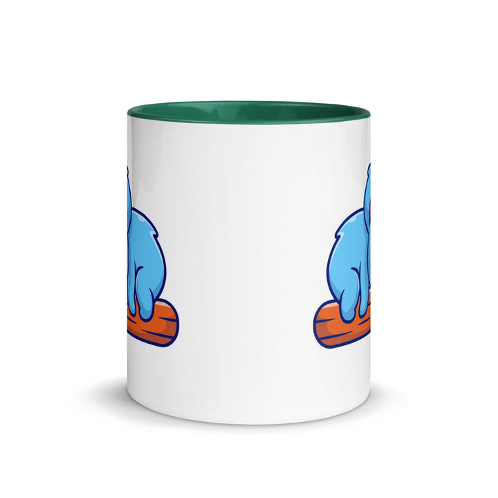 Koala Sleeping on a Log Mug with Color Inside - ArtyKoala