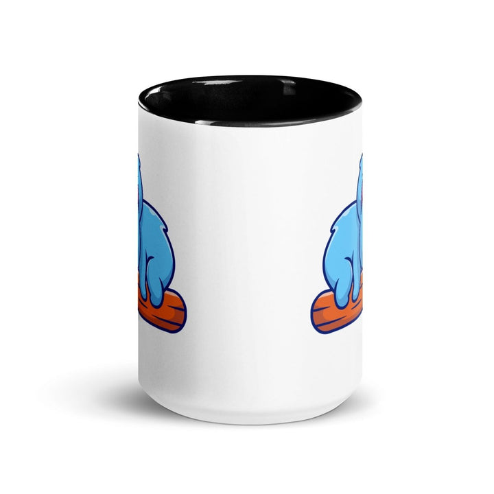Koala Sleeping on Colorful Print Mug - Black - 15 oz - ArtyKoala
