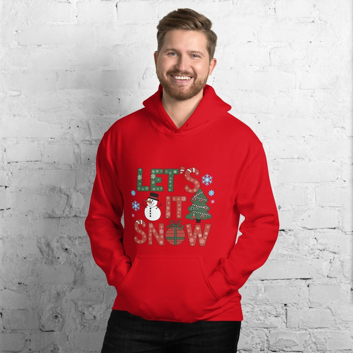 Let It Snow Graphic Hoodie - Irish Green - S - ArtyKoala
