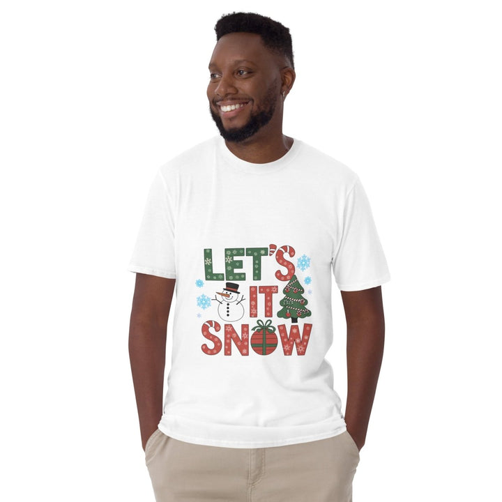 Let It Snow Graphic Tee - White - S - ArtyKoala