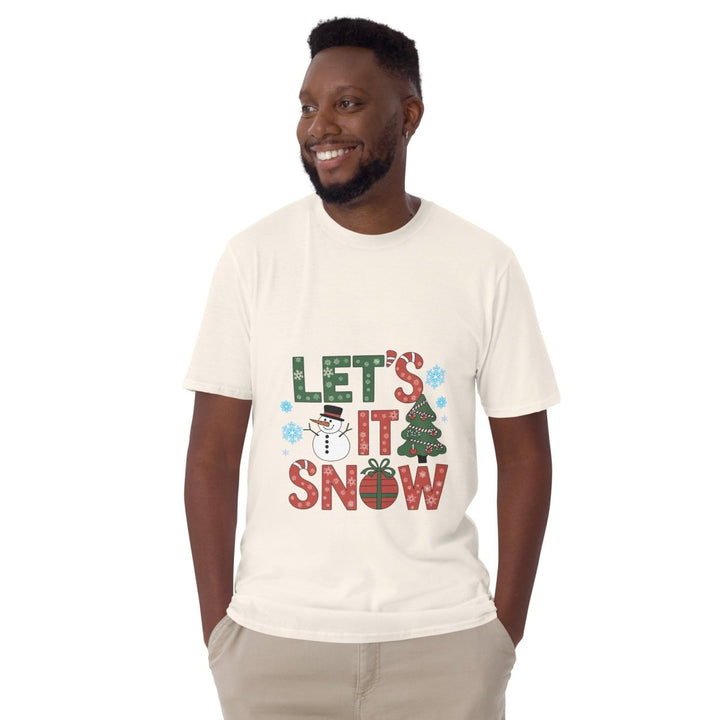 Let It Snow Graphic Tee - Natural - S - ArtyKoala
