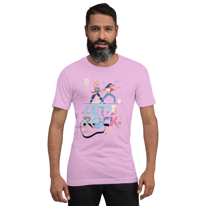 Let's Rock Premium Cotton Unisex T-shirt - ArtyKoala