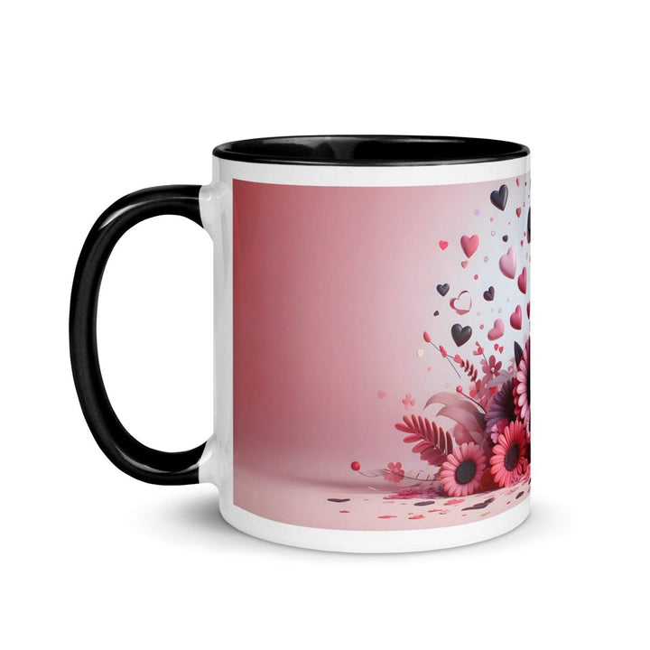 Letter I 3D Colorful Print Mug - Black - 11 oz - ArtyKoala