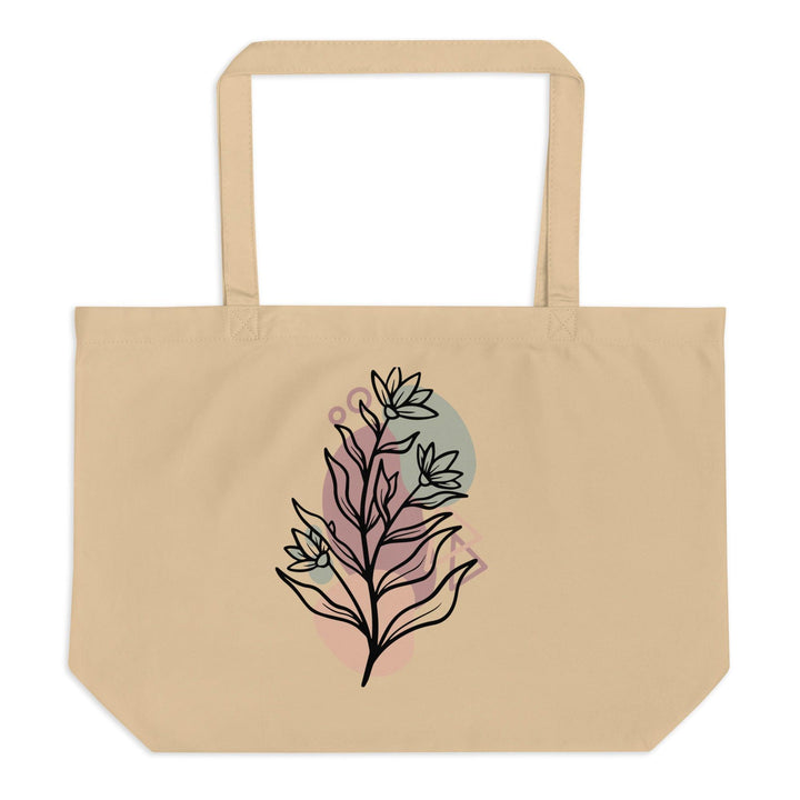 Line tree Large organic tote bag - Default Title - ArtyKoala