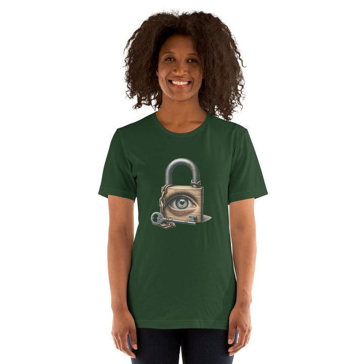 Locked Eye Woman T-Shirt - ArtyKoala