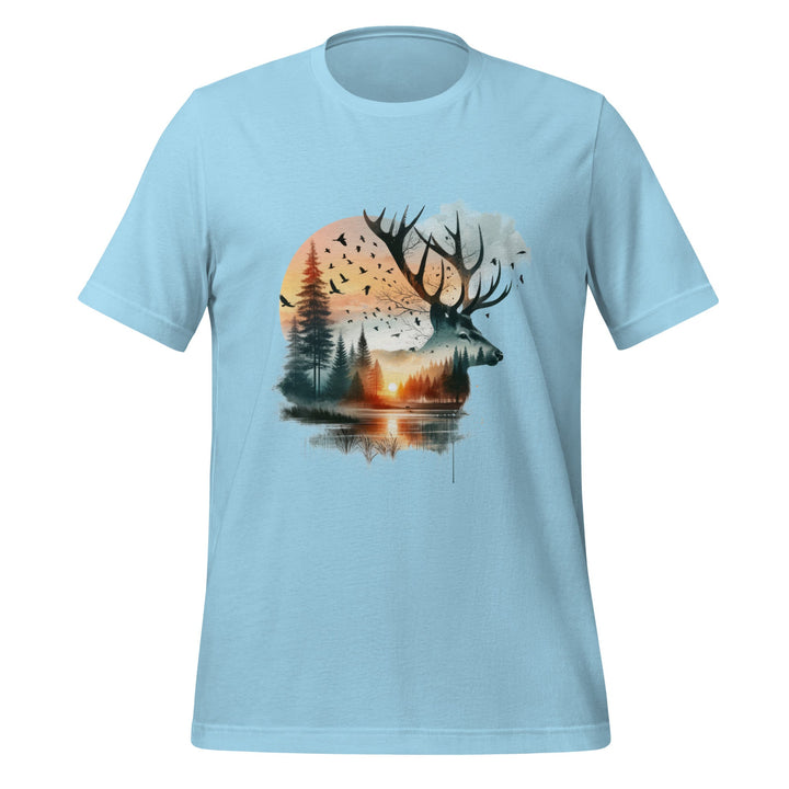 Long Live The Deer Premium Unisex t-shirt - Ocean Blue / S - ArtyKoala