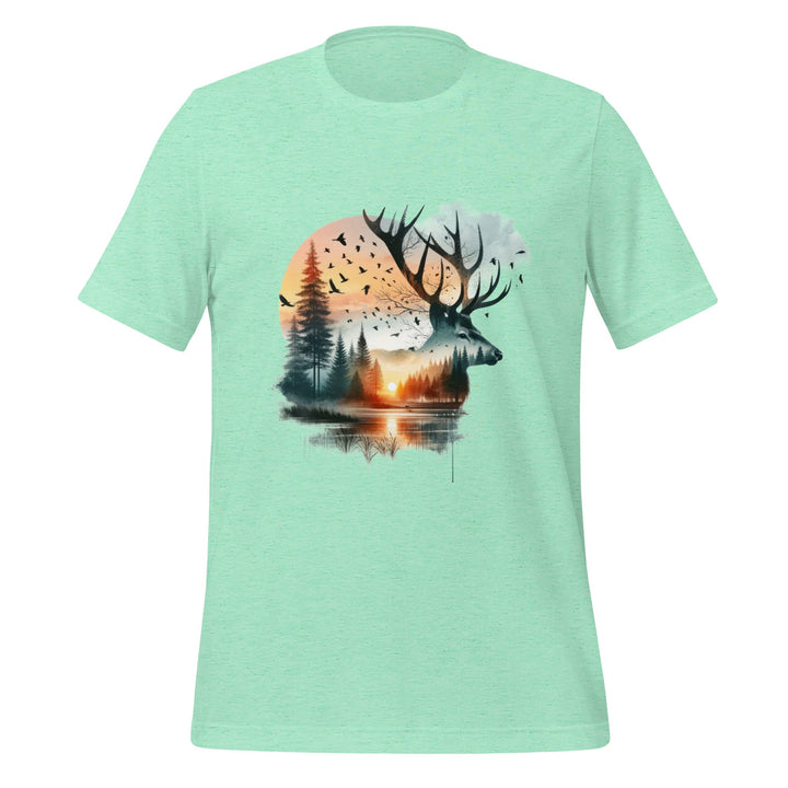 Long Live The Deer Premium Unisex t-shirt - Heather Mint / S - ArtyKoala