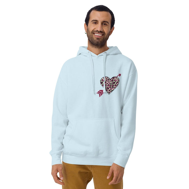 Love Arrow Graphic Hoodie - White - S - ArtyKoala