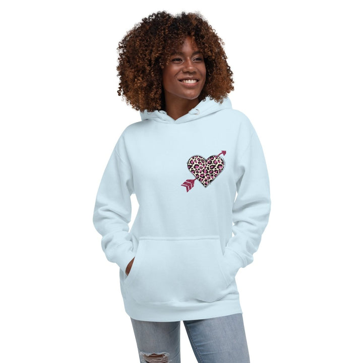 Love Arrow Graphic Hoodie - White - S - ArtyKoala
