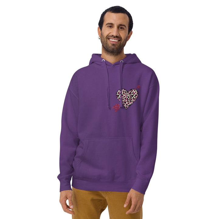 Love Arrow Graphic Hoodie - White - S - ArtyKoala