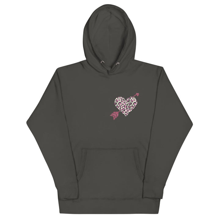 Love Arrow Graphic Hoodie - Vintage Black - S - ArtyKoala