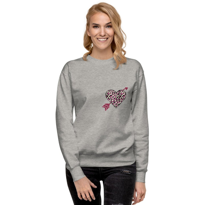 Love Arrow Graphic Sweatshirt - White - S - ArtyKoala
