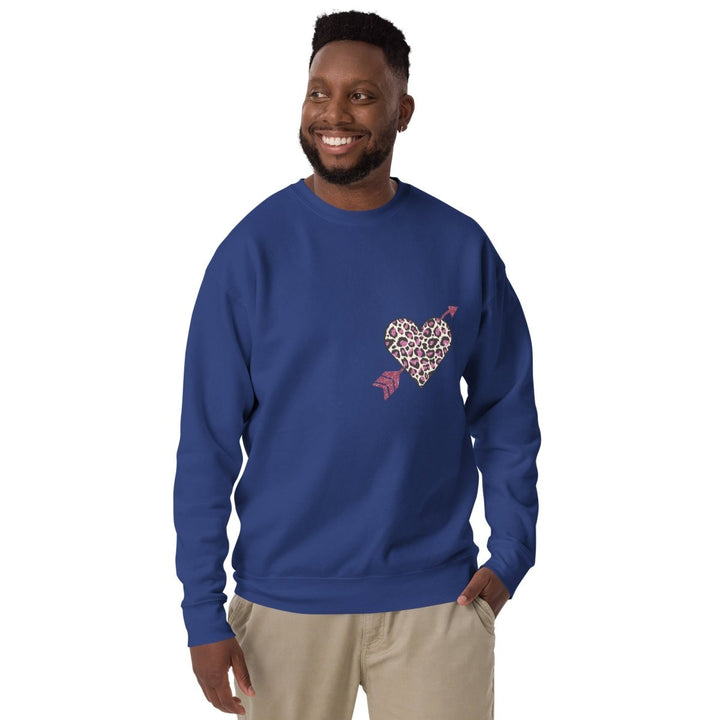Love Arrow Graphic Sweatshirt - White - S - ArtyKoala