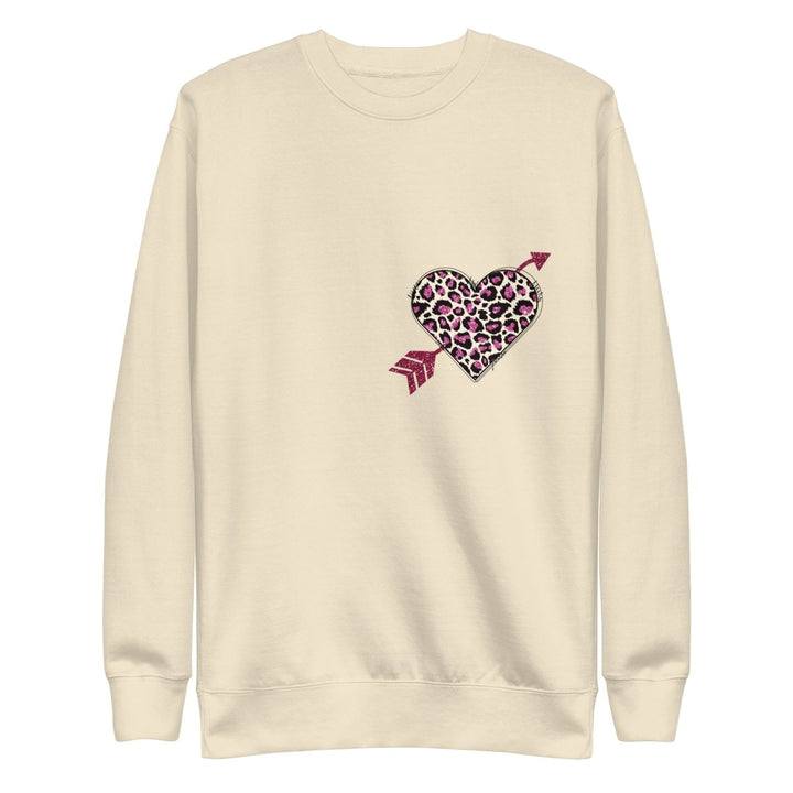 Love Arrow Graphic Sweatshirt - Bone - S - ArtyKoala