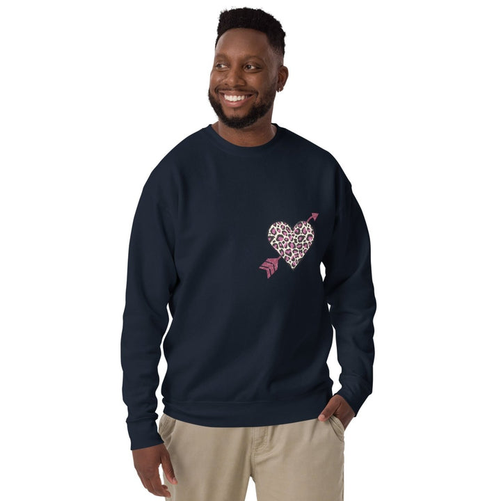 Love Arrow Graphic Sweatshirt - White - S - ArtyKoala