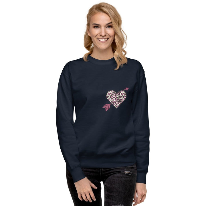 Love Arrow Graphic Sweatshirt - White - S - ArtyKoala