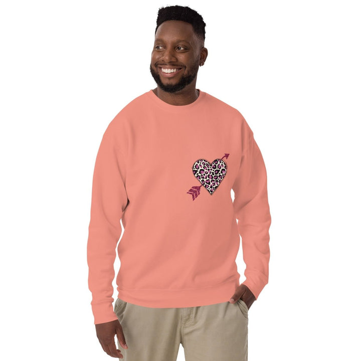 Love Arrow Graphic Sweatshirt - White - S - ArtyKoala