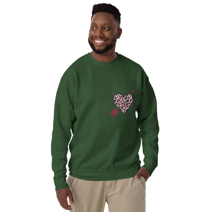 Love Arrow Graphic Sweatshirt - White - S - ArtyKoala