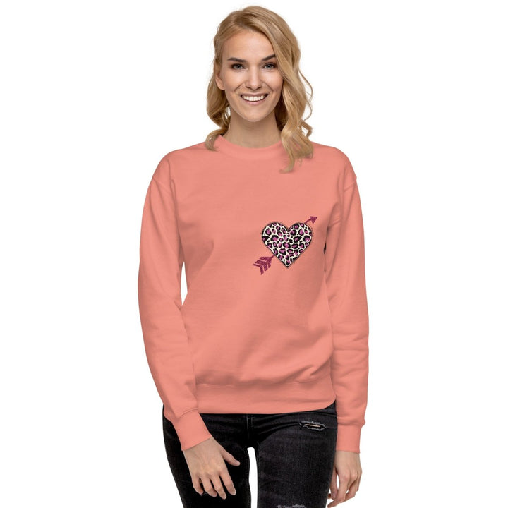Love Arrow Graphic Sweatshirt - White - S - ArtyKoala