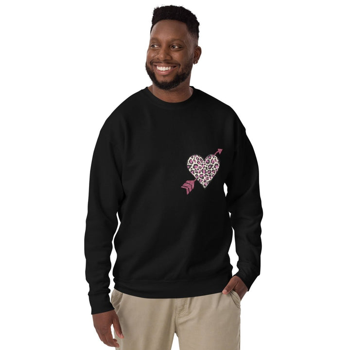 Love Arrow Graphic Sweatshirt - White - S - ArtyKoala