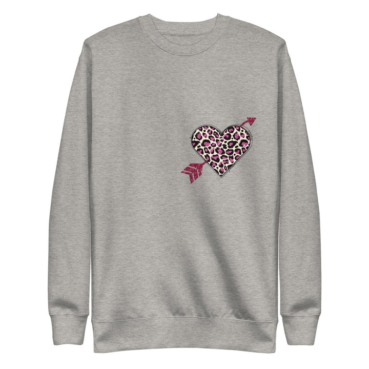Love Arrow Graphic Sweatshirt - Carbon Grey - S - ArtyKoala