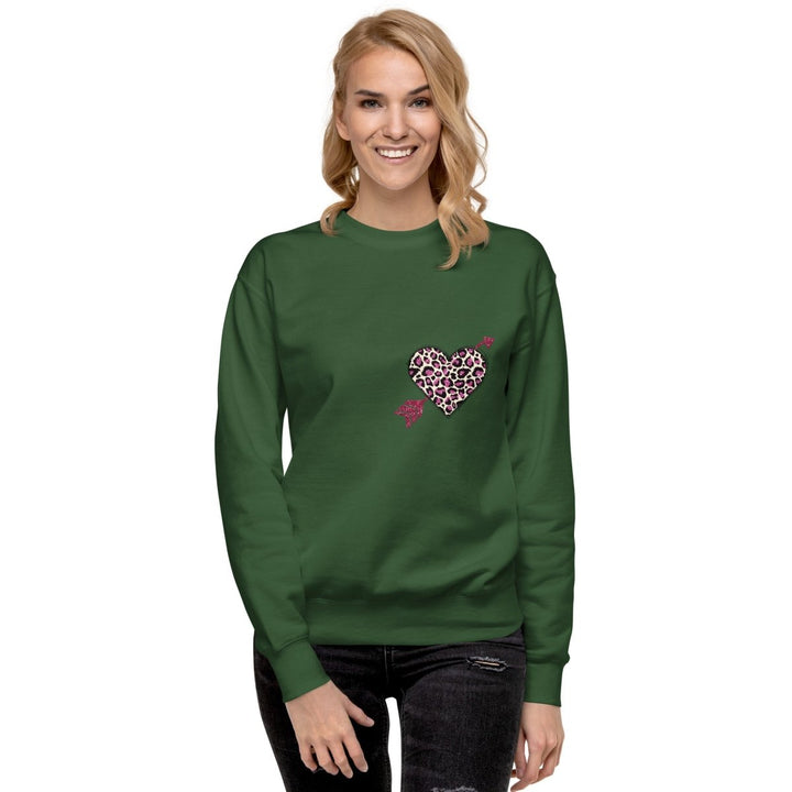 Love Arrow Graphic Sweatshirt - White - S - ArtyKoala