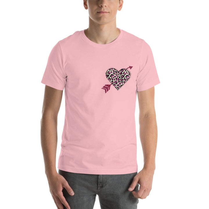 Love Arrow Graphic Tee - Pink - S - ArtyKoala