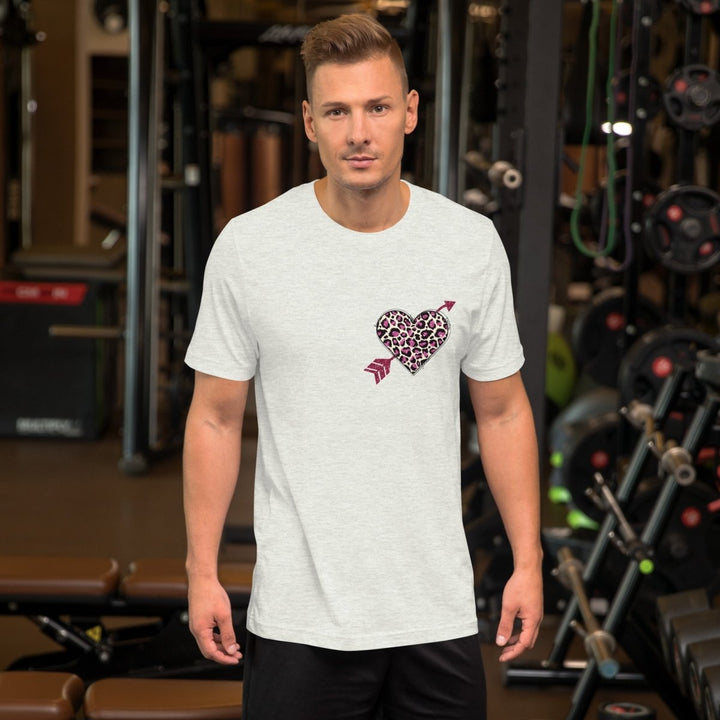 Love Arrow Graphic Tee - Ash - S - ArtyKoala