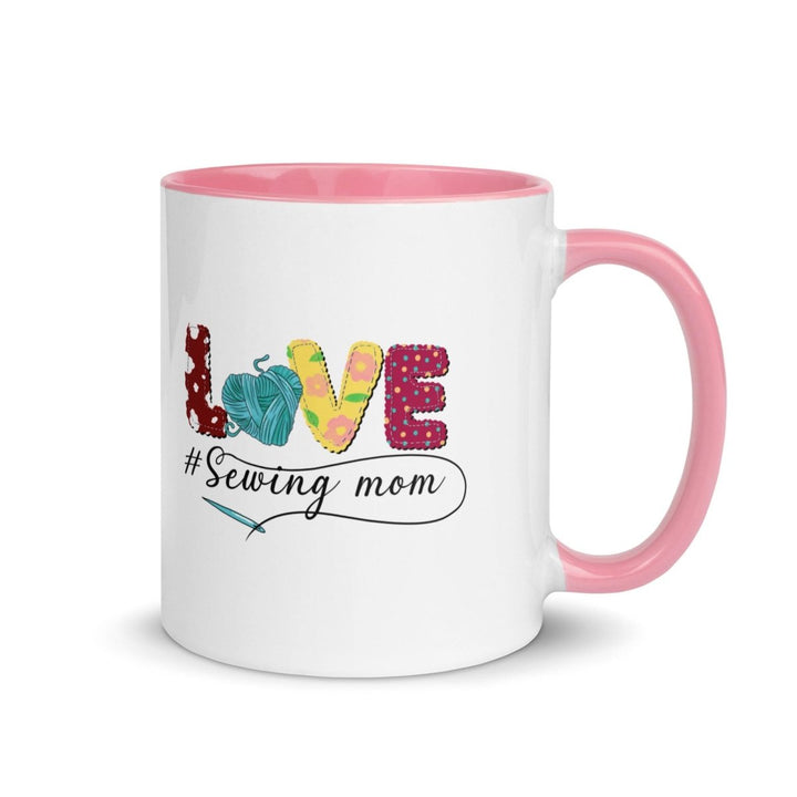 Love Colorful Print Mug - Pink - 11 oz - ArtyKoala