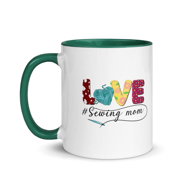 Love Colorful Print Mug - Dark green - 11 oz - ArtyKoala