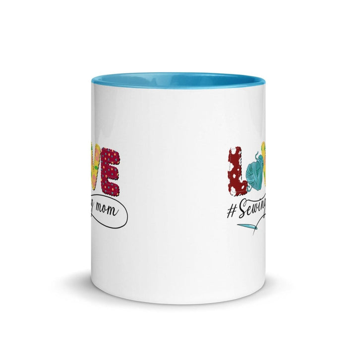 Love Colorful Print Mug - Blue - 11 oz - ArtyKoala