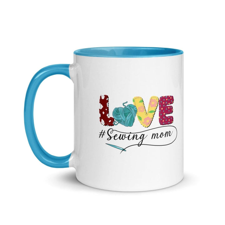 Love Colorful Print Mug - Blue - 11 oz - ArtyKoala