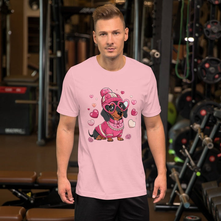 Love Dog Graphic Tee - Ash - S - ArtyKoala