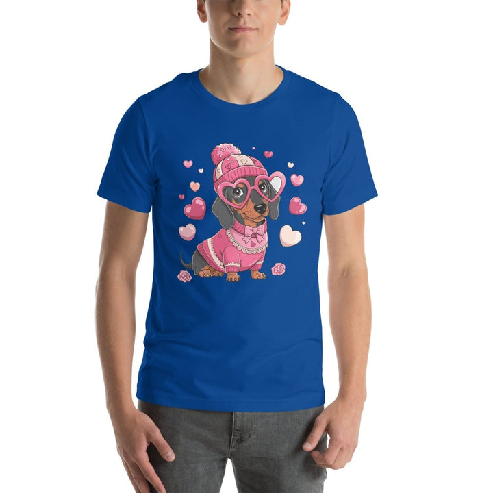 Love Dog Graphic Tee - True Royal - S - ArtyKoala
