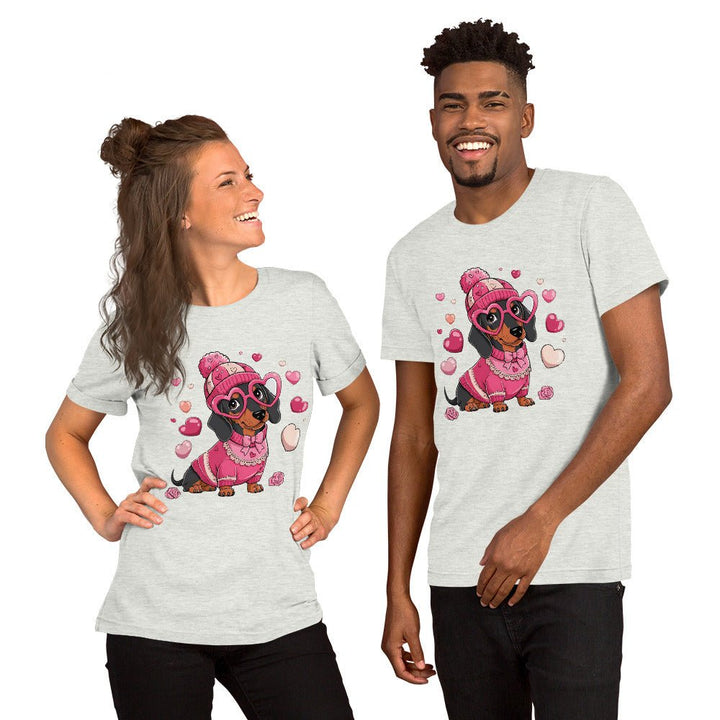 Love Dog Graphic Tee - Ash - S - ArtyKoala